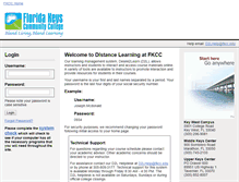 Tablet Screenshot of online.fkcc.edu
